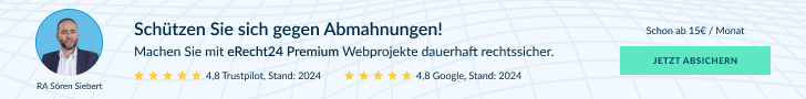 Unsere Empfehlung für eine rechtssichere Datenschutzerklärung: eRecht24 Premium und eRecht24-Erweiterung für Contao
